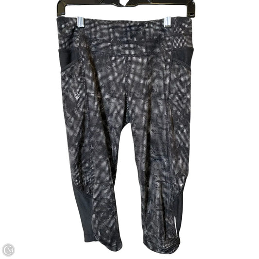 Athletic Capris By Athleta In Black & Grey, Size: S