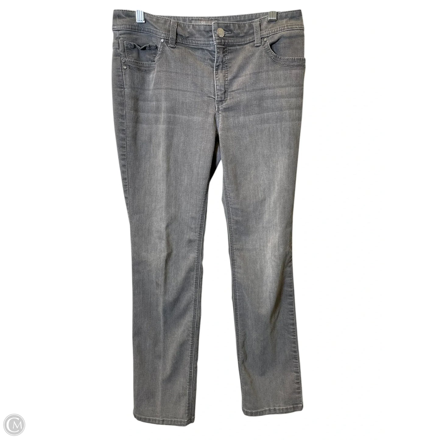 Jeans Skinny By Chicos In Grey, Size: S