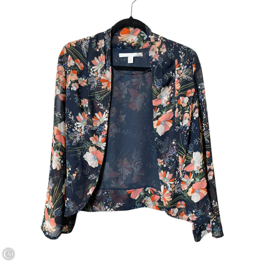 Cardigan By Lc Lauren Conrad In Floral Print, Size: Xs