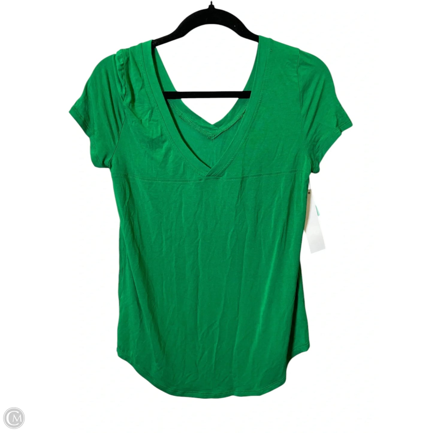 Top Short Sleeve Basic By Cable And Gauge In Green, Size: M