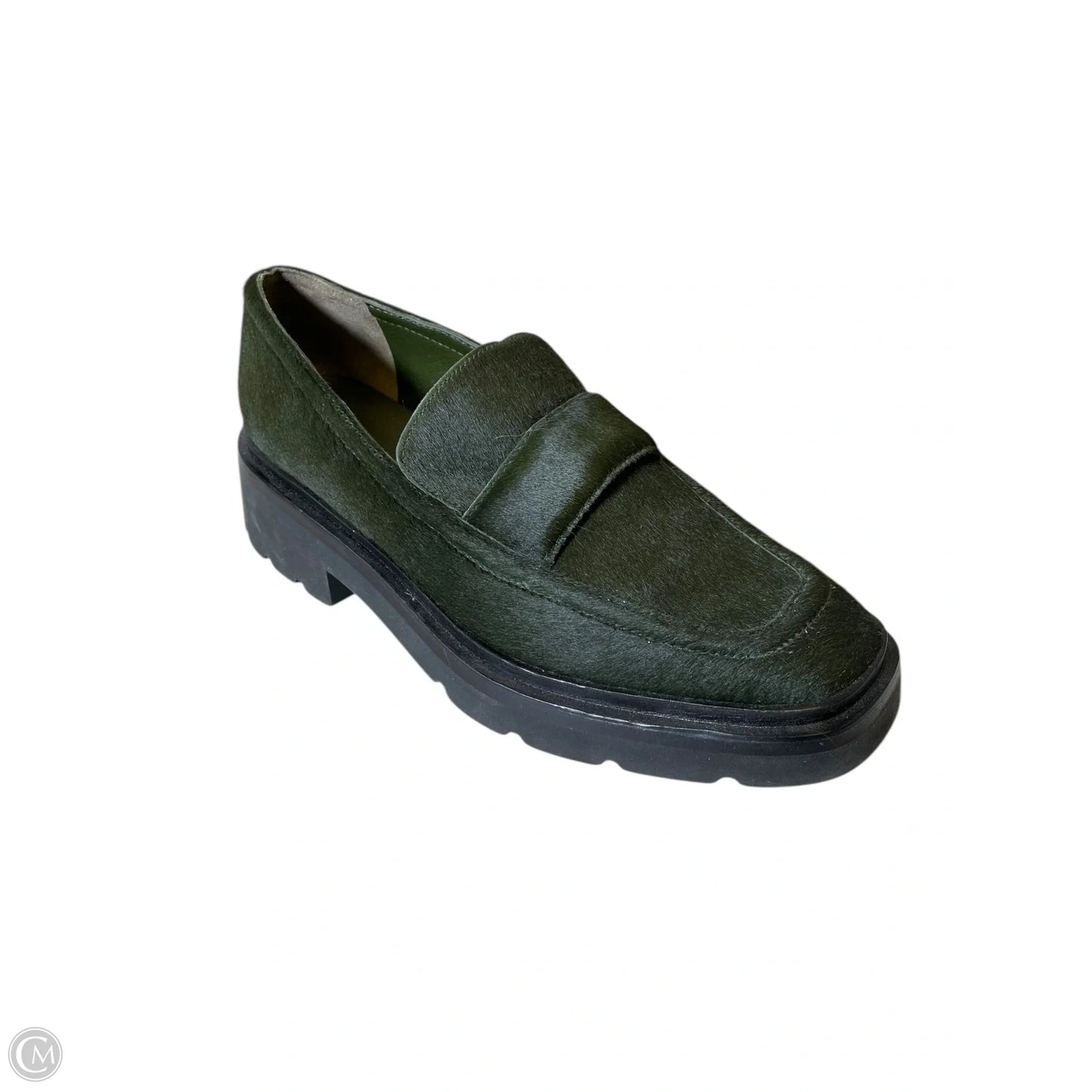 Shoes Heels Platform By Vince In Green, Size: 5.5