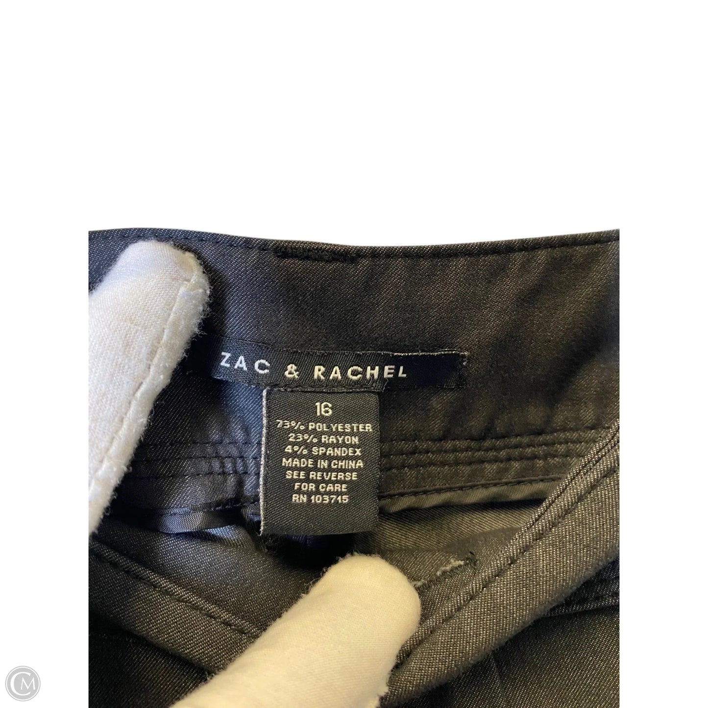 Pants Dress By Zac And Rachel In Grey, Size: 16