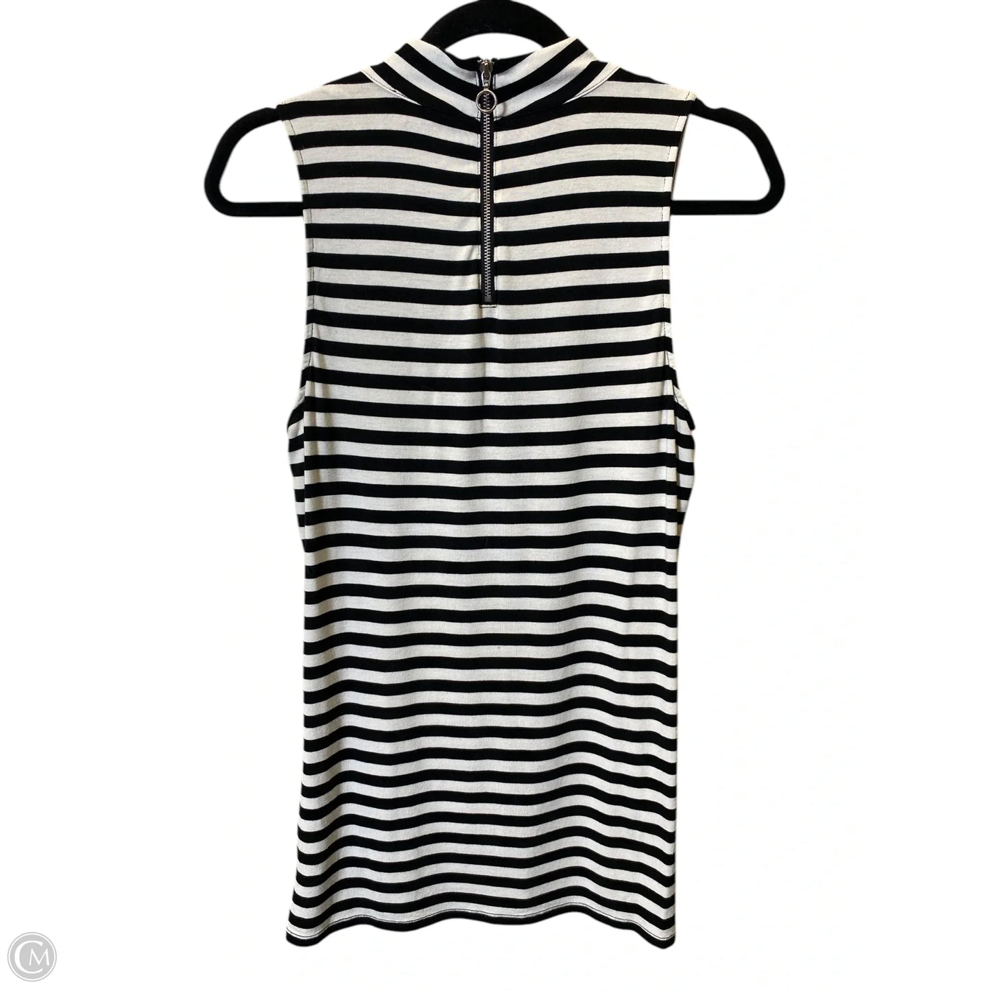 Top Sleeveless By White House Black Market In Striped Pattern, Size: M