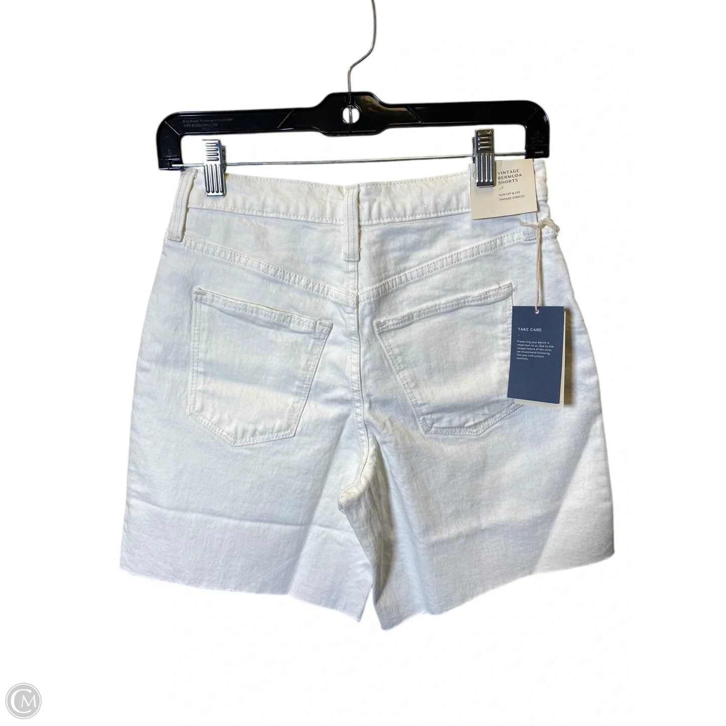Shorts By Universal Thread In White Denim, Size: 0