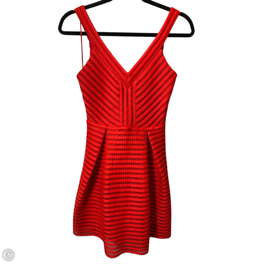 Dress Casual Short By Express In Red, Size: 0