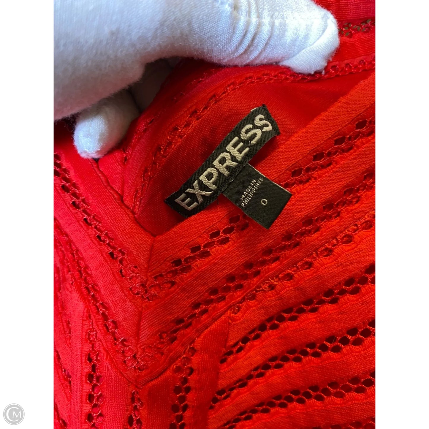 Dress Casual Short By Express In Red, Size: 0