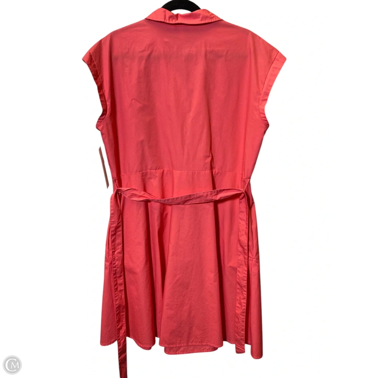 Dress Casual Midi By Croft And Barrow In Orange, Size: L