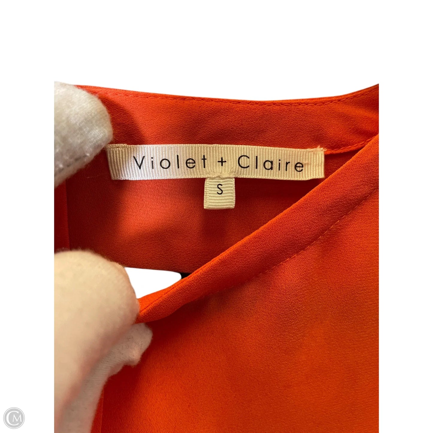 Top Sleeveless By Violet And Claire In Orange, Size: S