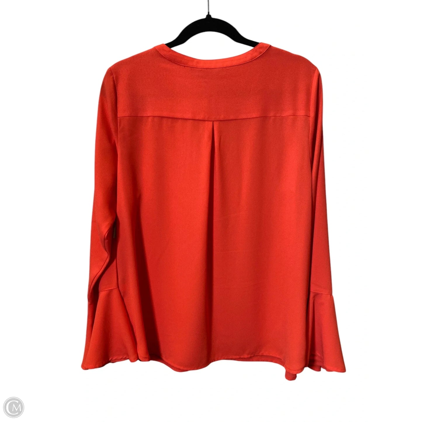 Top Long Sleeve By Apt 9 In Red, Size: L