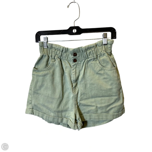 Shorts By Love Tree In Green Denim, Size: M