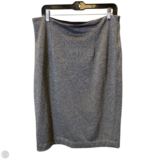 Skirt Midi By Worthington In Silver, Size: 12