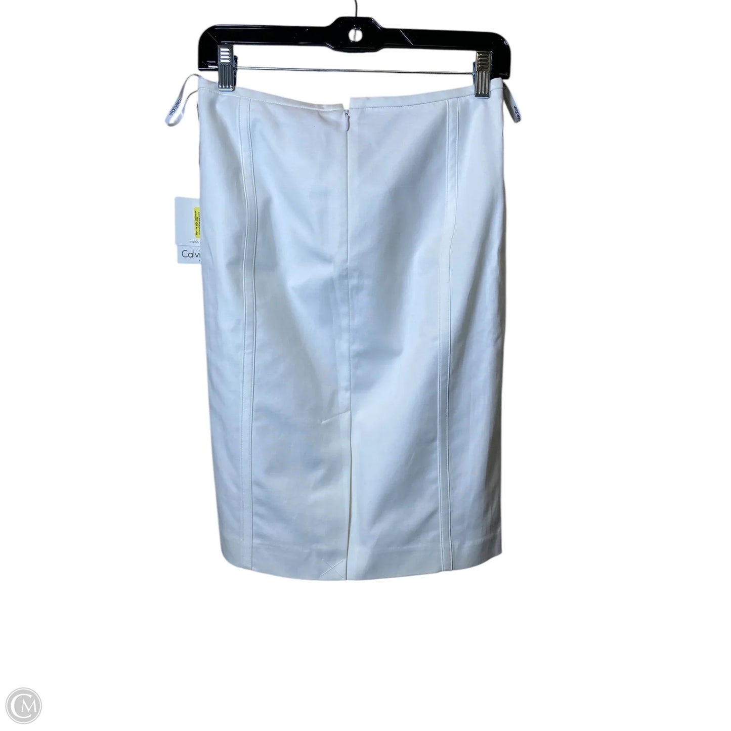 Skirt Midi By Calvin Klein In White, Size: 4