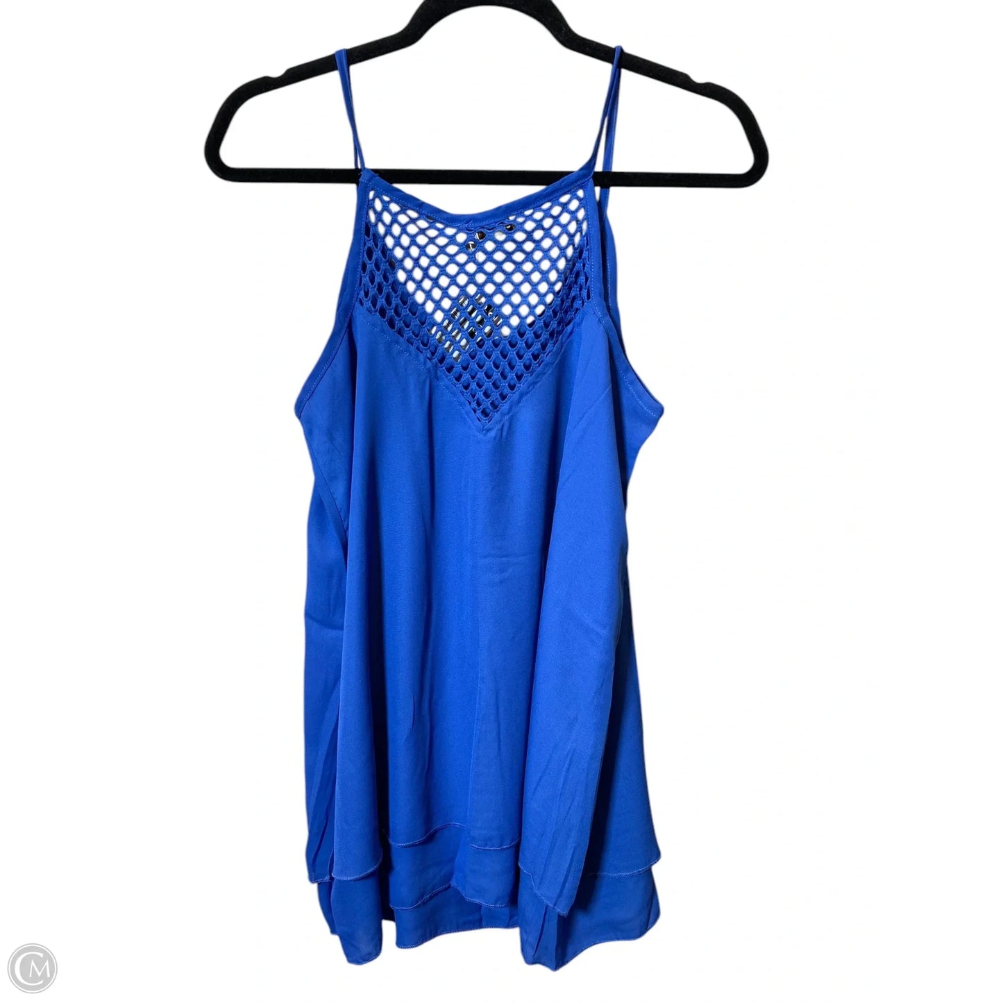 Top Sleeveless By Cmc In Blue, Size: M