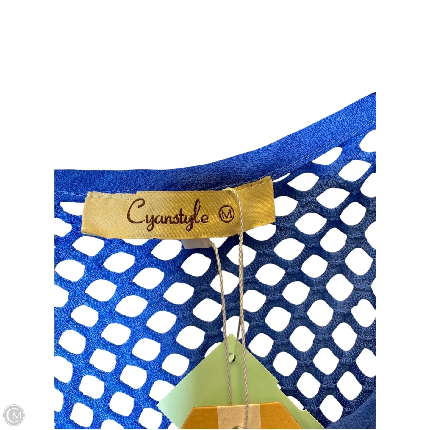 Top Sleeveless By Cmc In Blue, Size: M