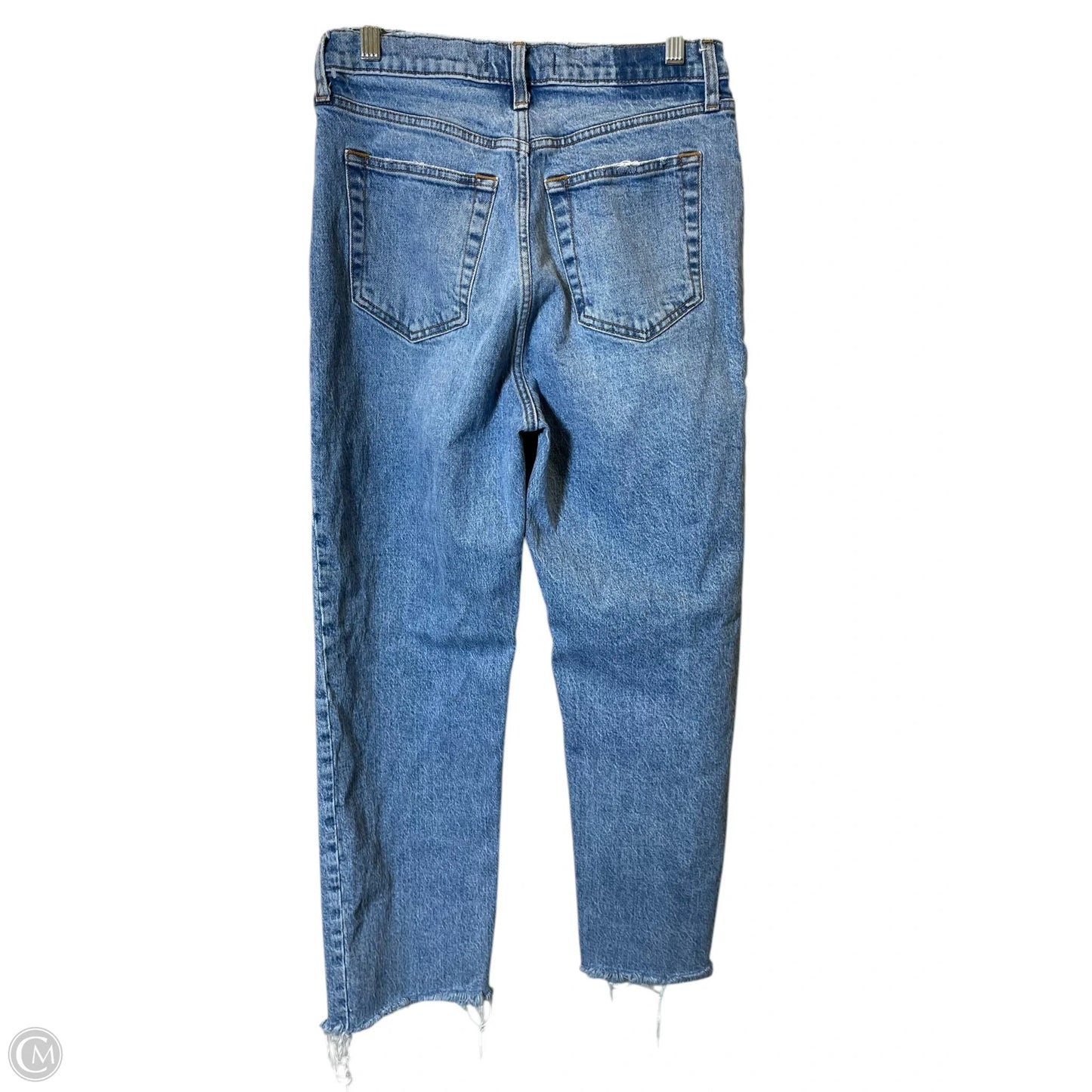 Jeans Straight By Abercrombie And Fitch In Blue Denim, Size: 6