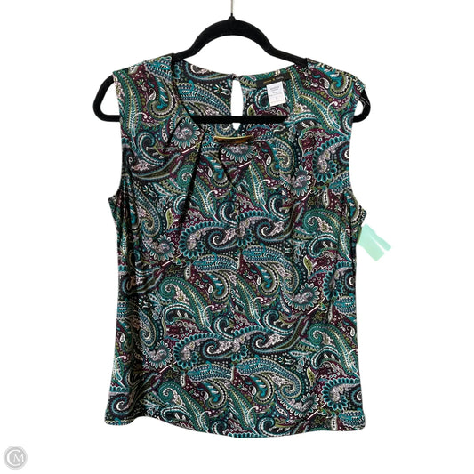 Top Sleeveless By Jennie And Marlis In Multi-colored, Size: L