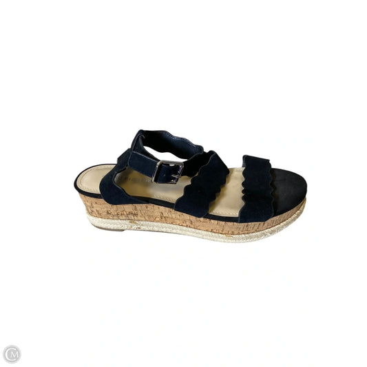 Sandals Flats By Marc Fisher In Black, Size: 8