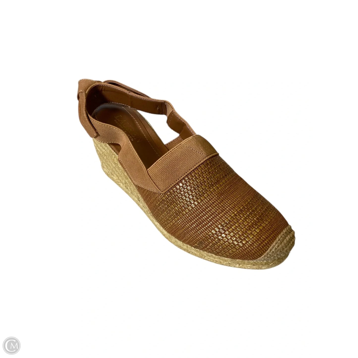 Shoes Heels Wedge By Lauren By Ralph Lauren In Copper, Size: 8