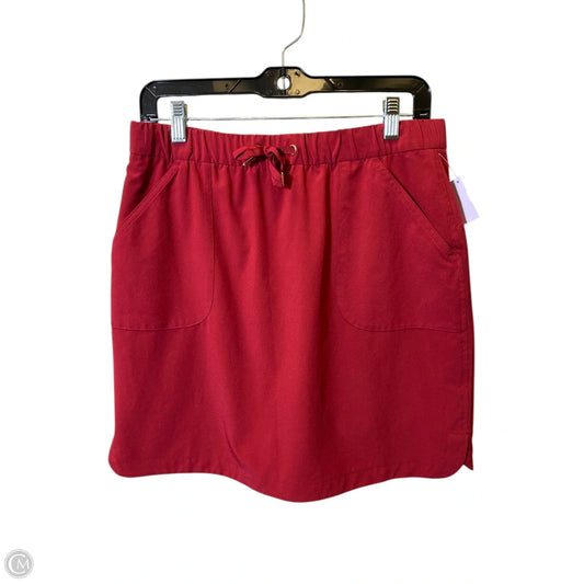 Skort By Chicos In Red, Size: S