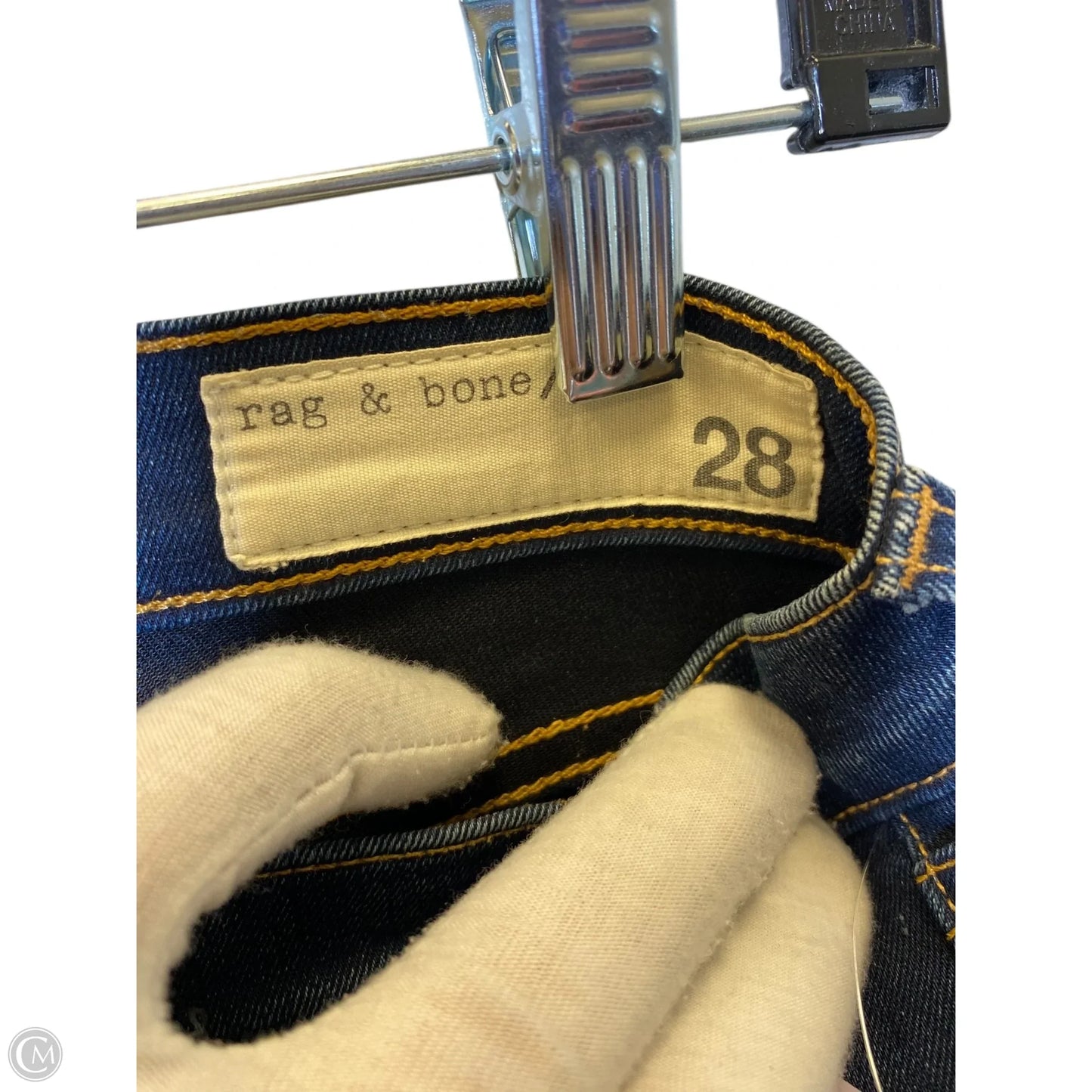 Jeans Skinny By Rag & Bones Jeans In Blue, Size: 6