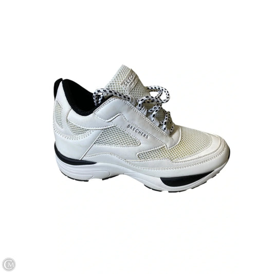 Shoes Sneakers By Skechers In White, Size: 6.5