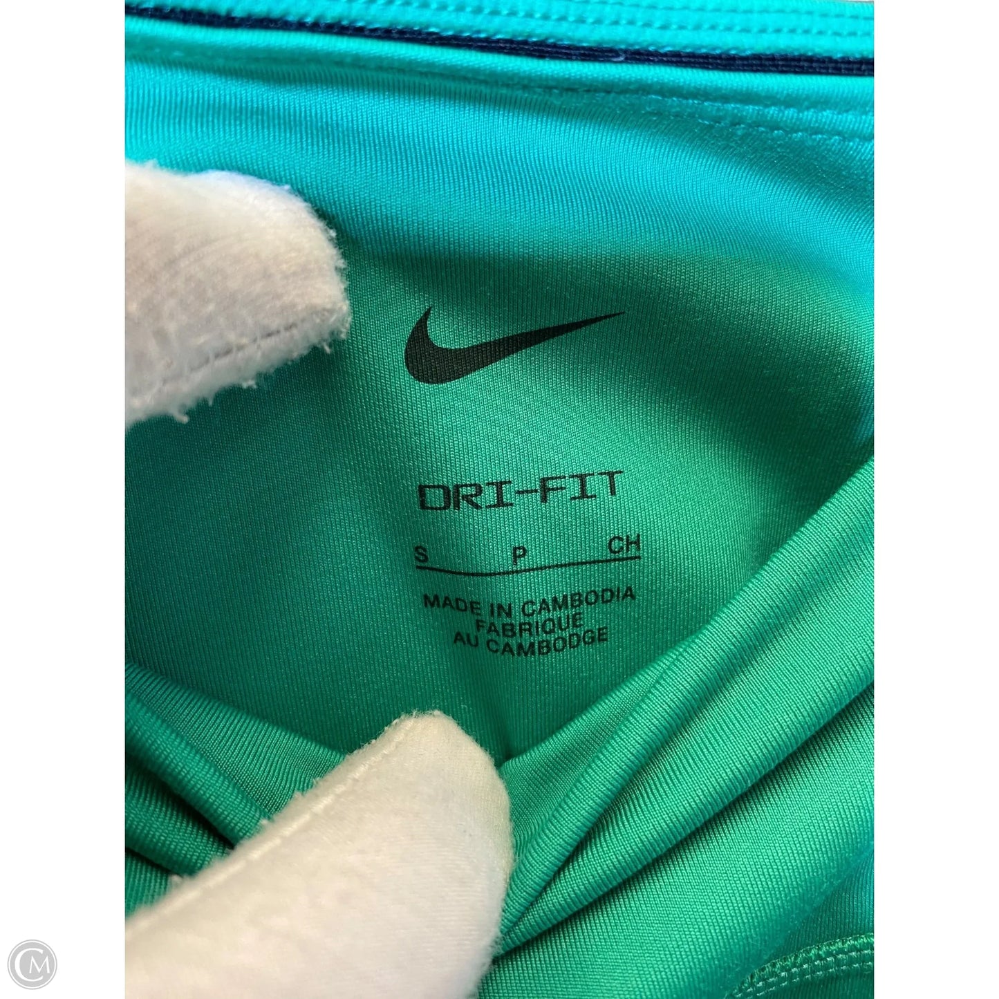 Athletic Shorts By Nike In Green, Size: S