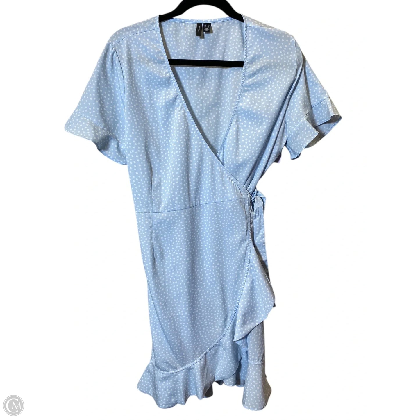 Dress Casual Midi By Vero Moda In Polkadot Pattern, Size: Xl