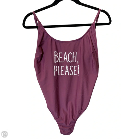 Swimsuit By No Boundaries In Purple, Size: L