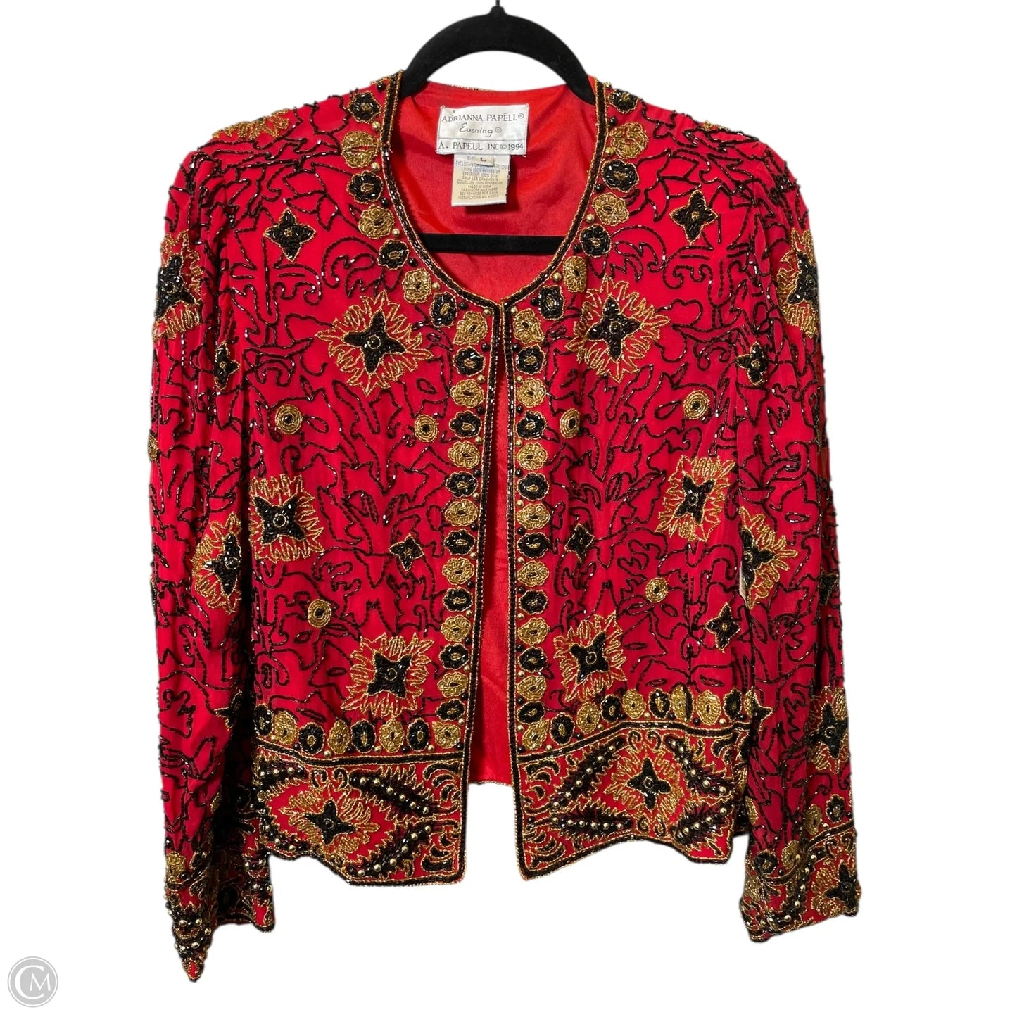 Cardigan By Adrianna Papell In Multi-colored, Size: L