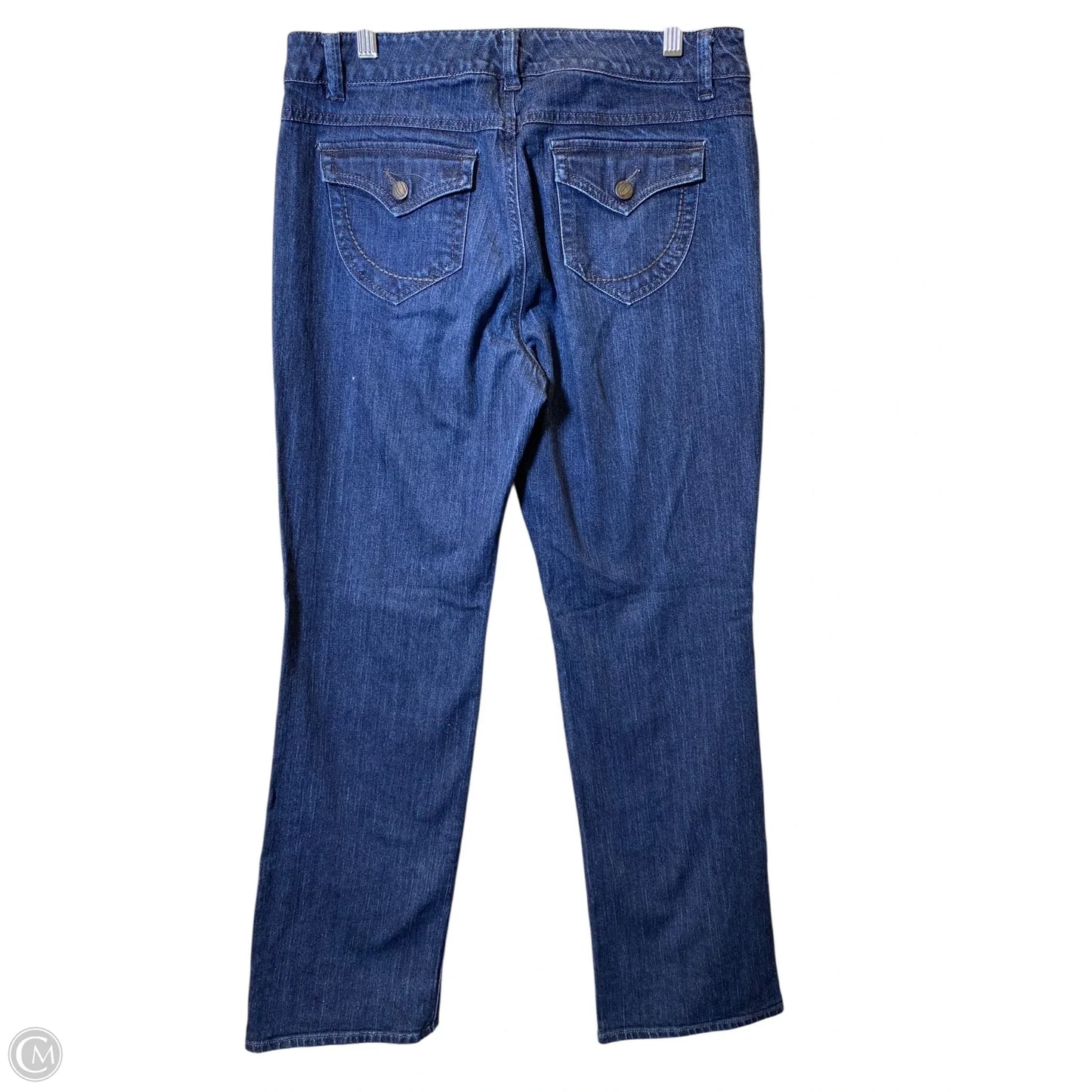 Jeans Straight By Nine West In Blue, Size: 12