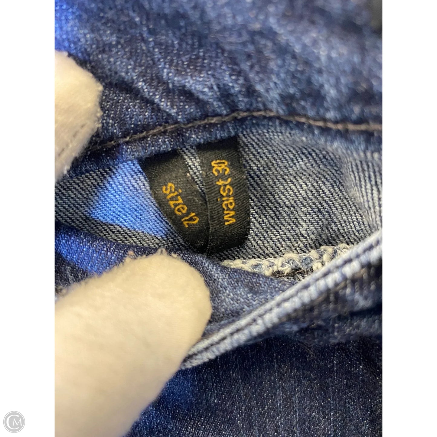 Jeans Straight By Nine West In Blue, Size: 12