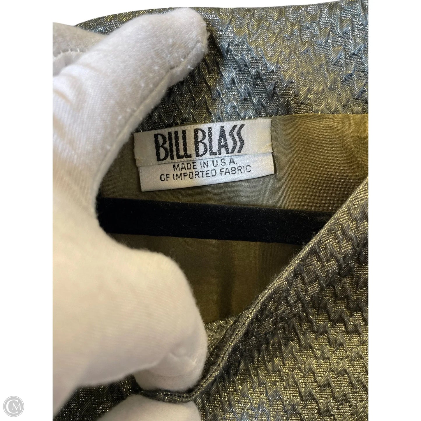 Dress Party Midi By Bill Blass In Green, Size: 18