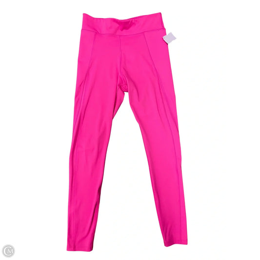 Athletic Leggings By Reebok In Pink, Size: S
