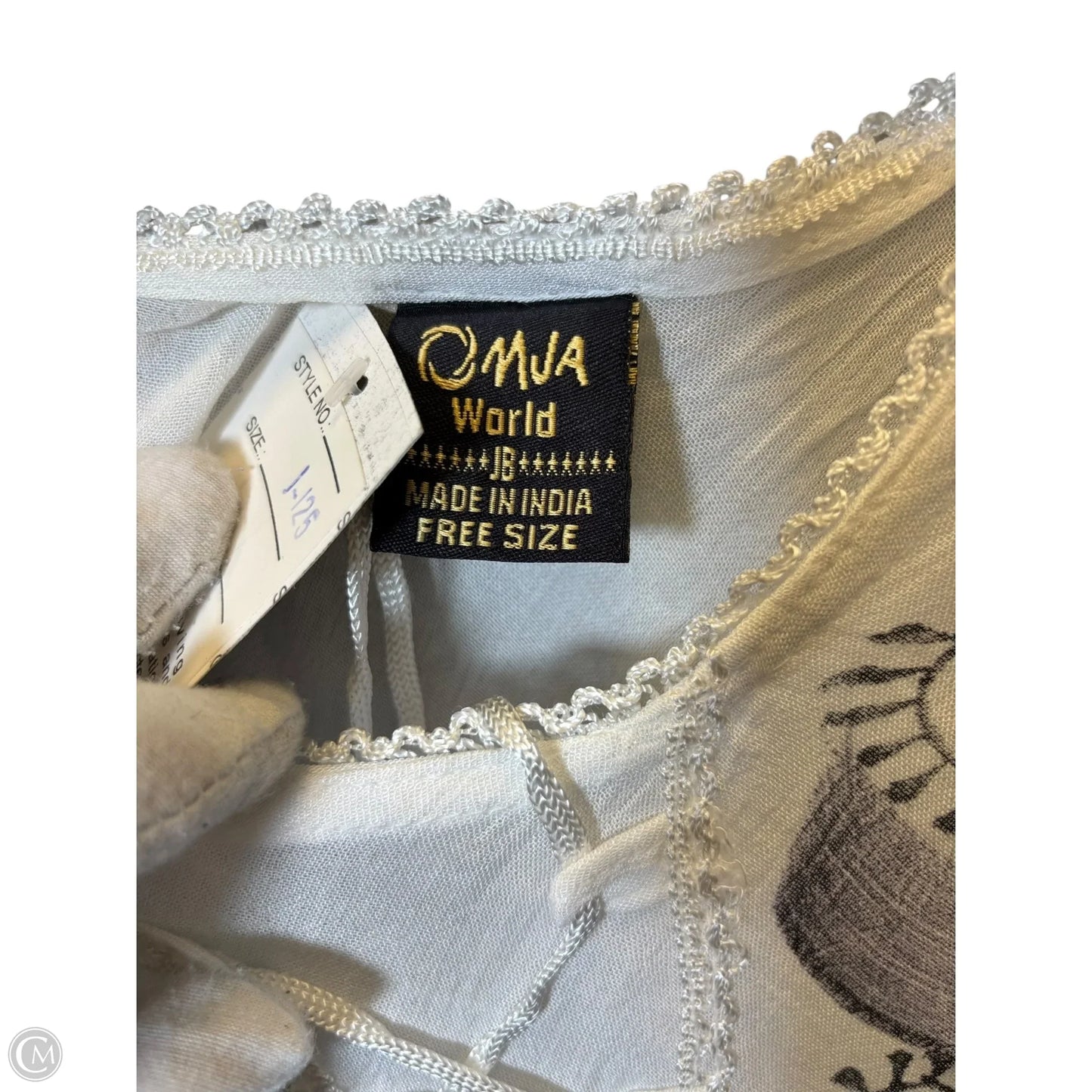 Top Short Sleeve By Cmc In Multi-colored, Size: Osfm