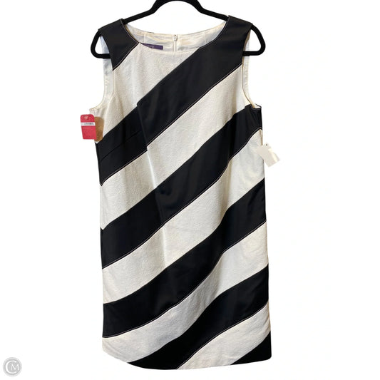 Dress Casual Midi By Laurel In Black & White, Size: 10