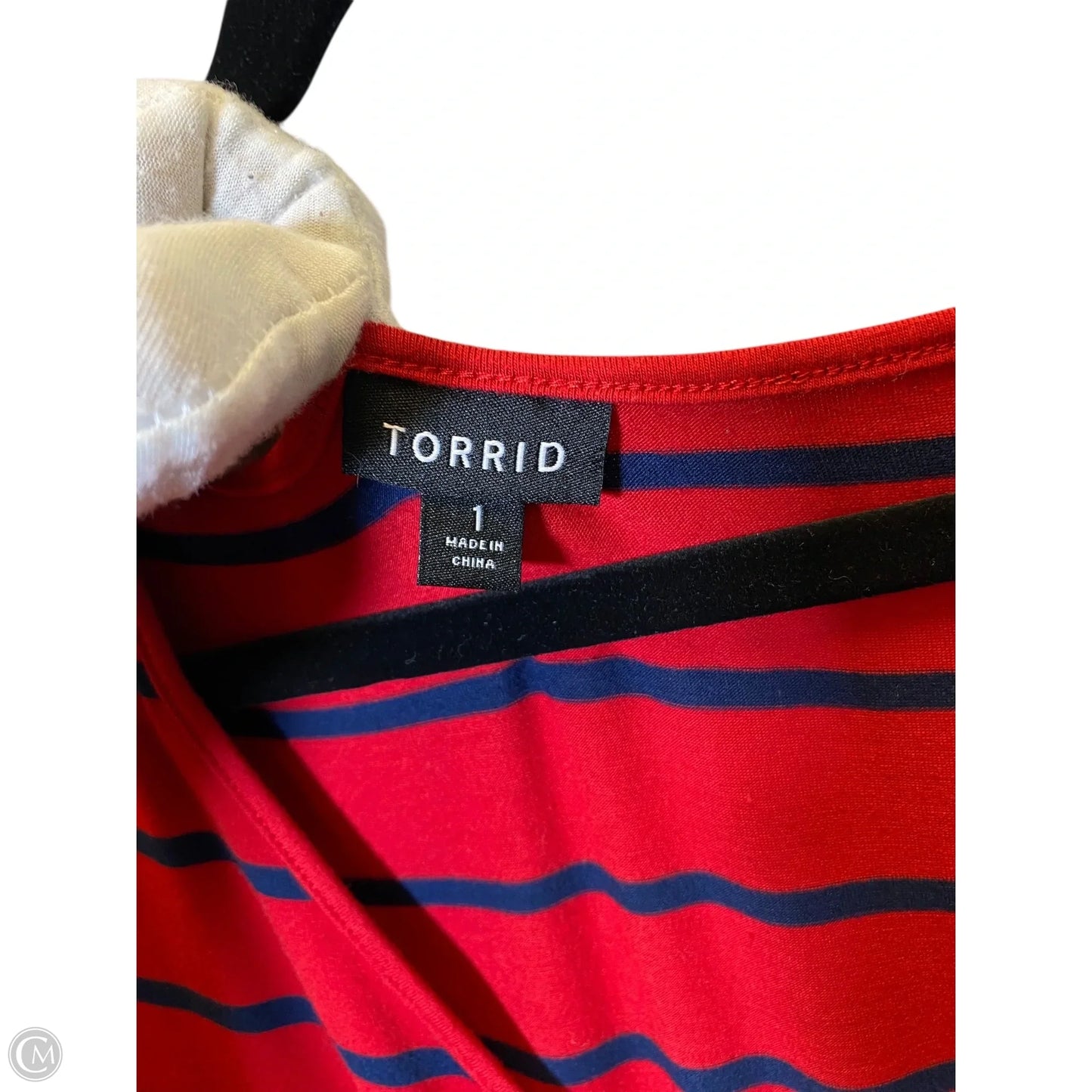 Dress Casual Midi By Torrid In Striped Pattern, Size: 1x