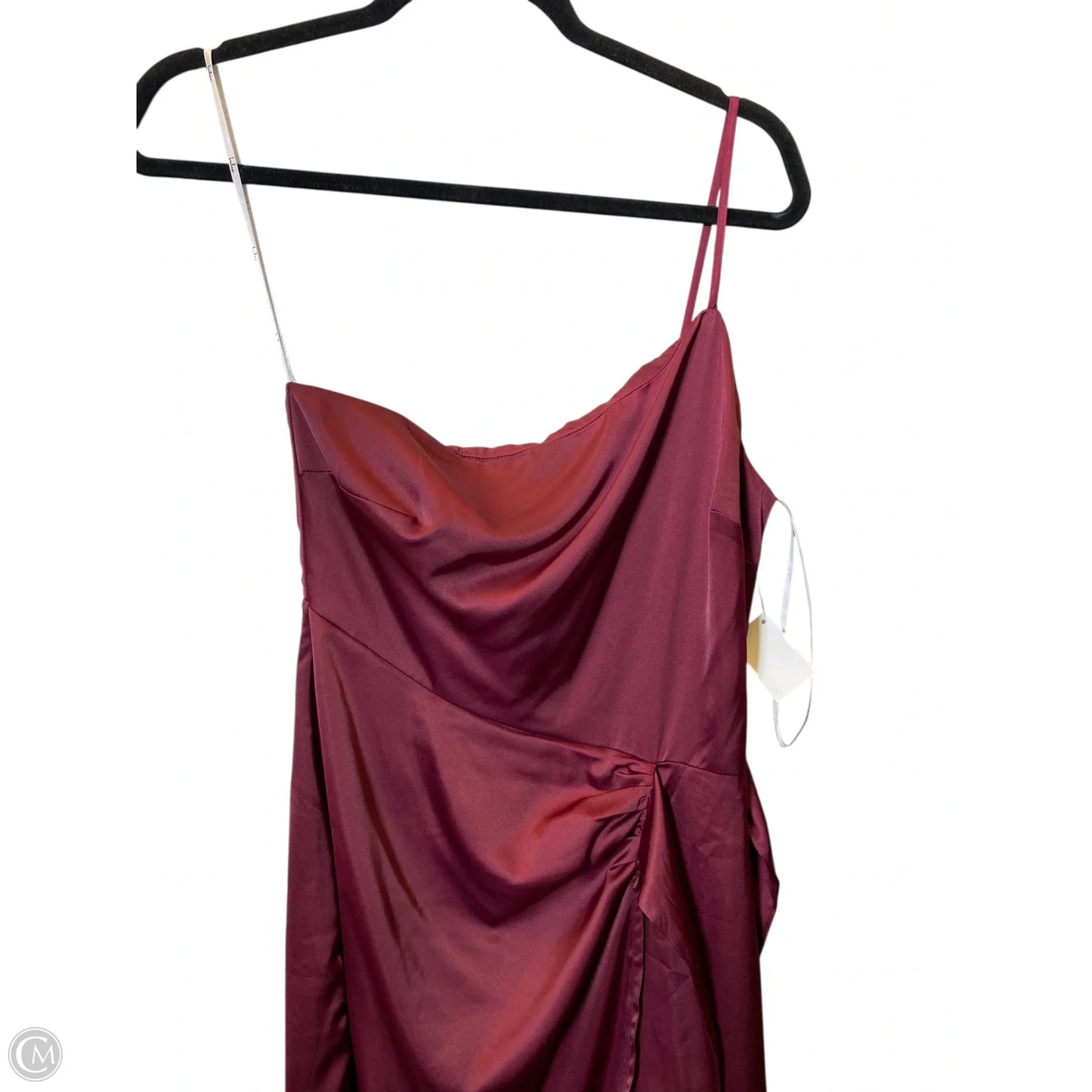 Dress Party Midi By Lulus In Maroon, Size: S