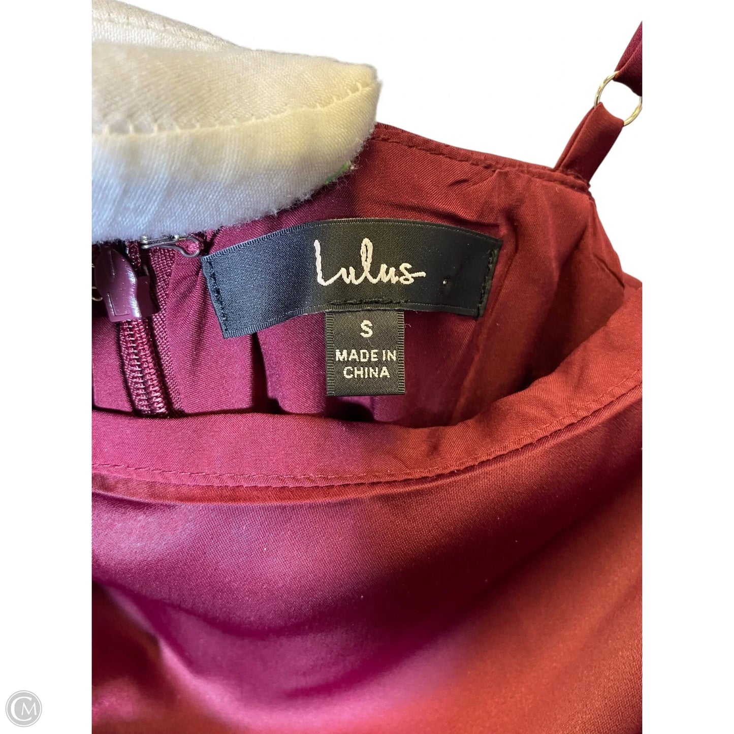 Dress Party Midi By Lulus In Maroon, Size: S