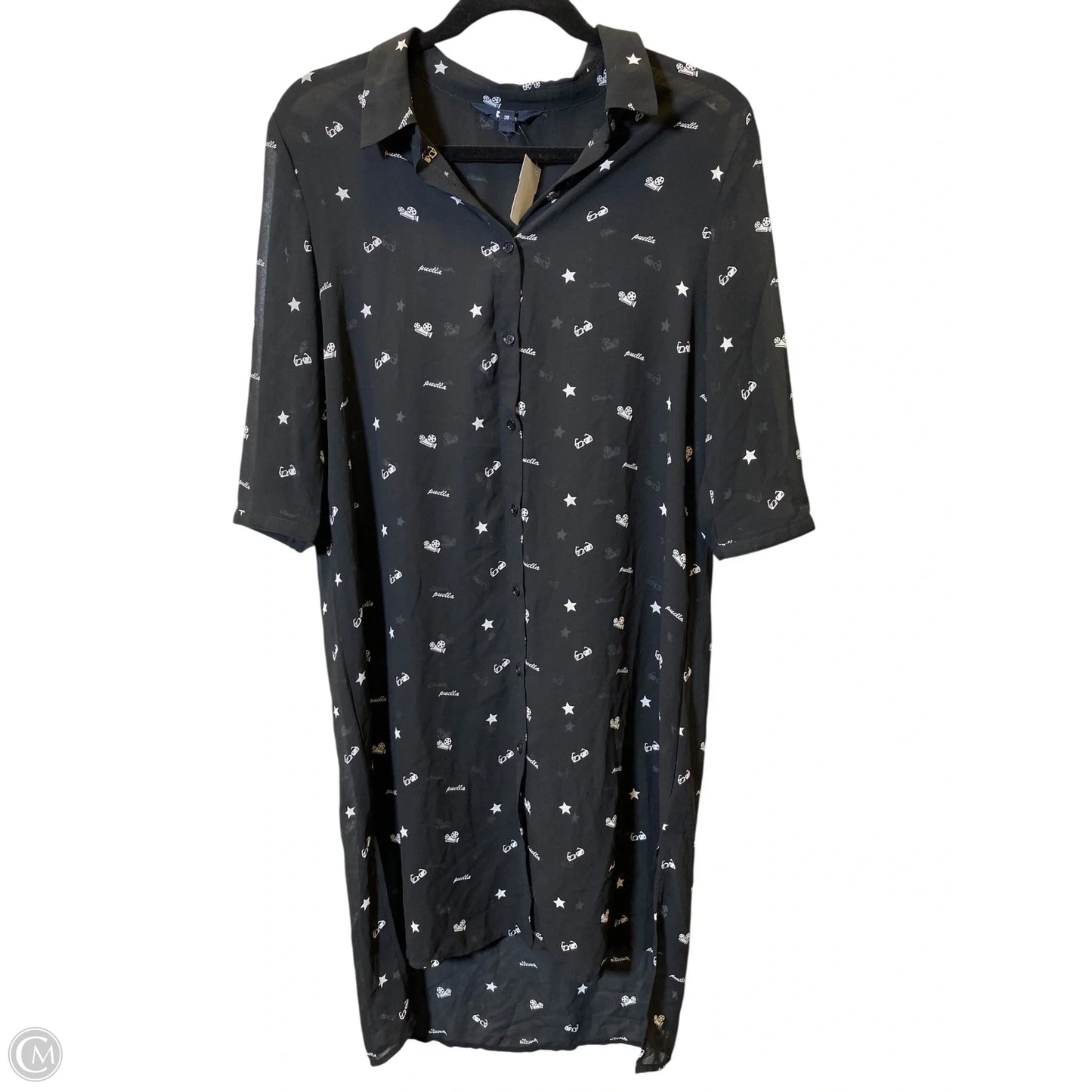 Tunic Short Sleeve By Cmc In Black, Size: M