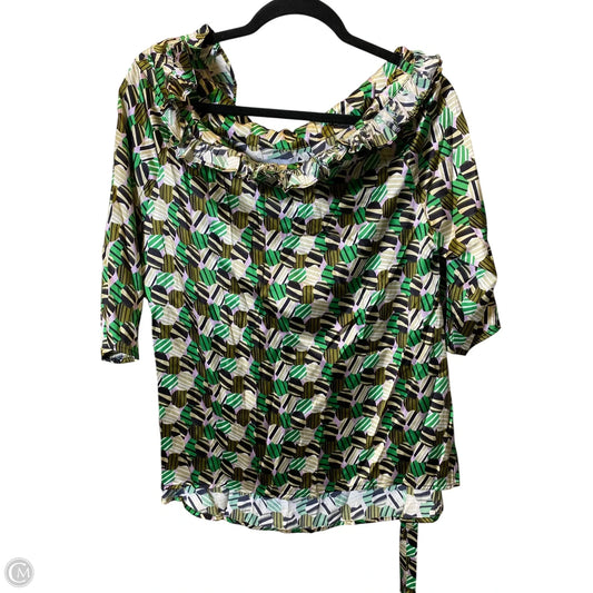 Top Short Sleeve By Cmc In Multi-colored, Size: S