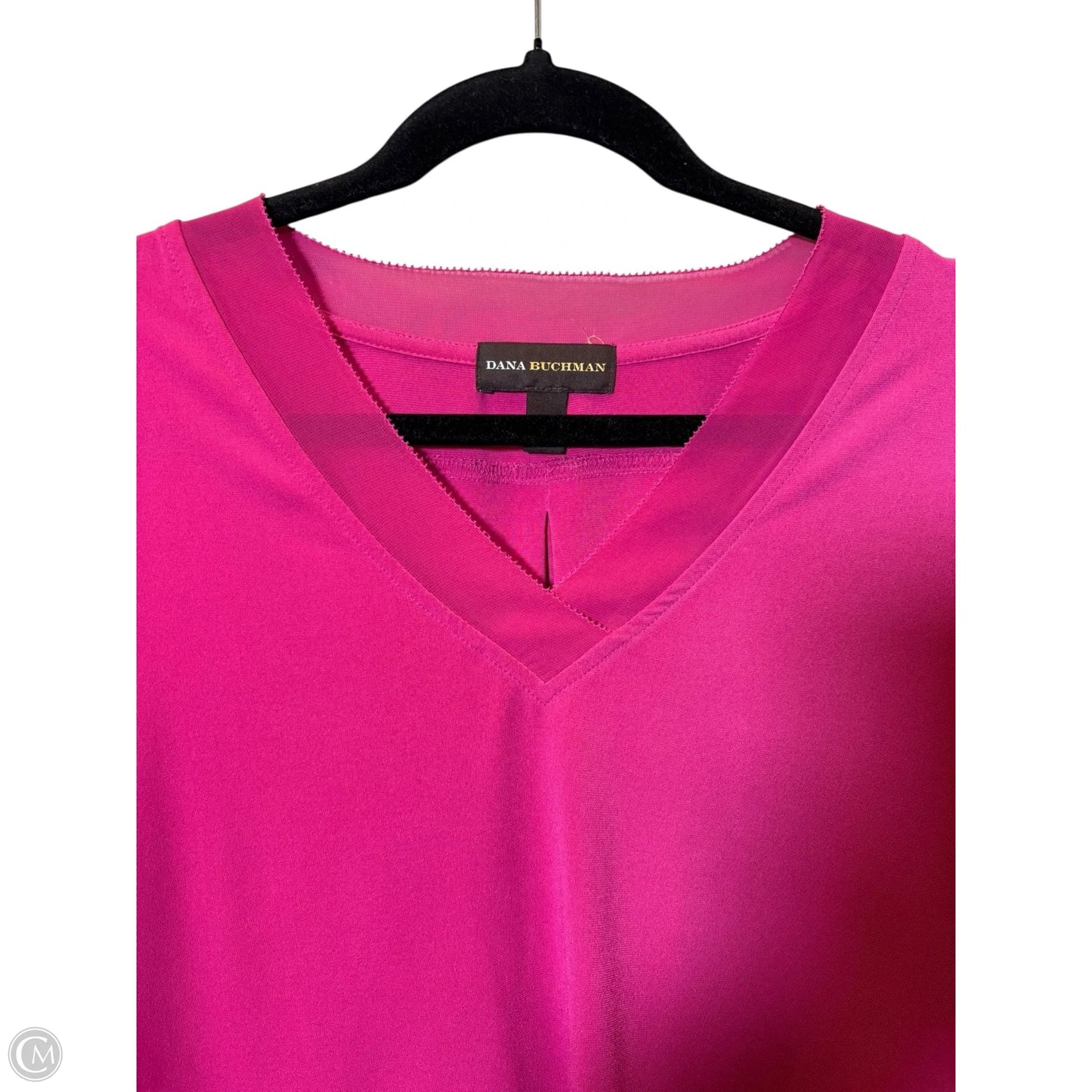 Top Short Sleeve By Dana Buchman In Mauve, Size: M