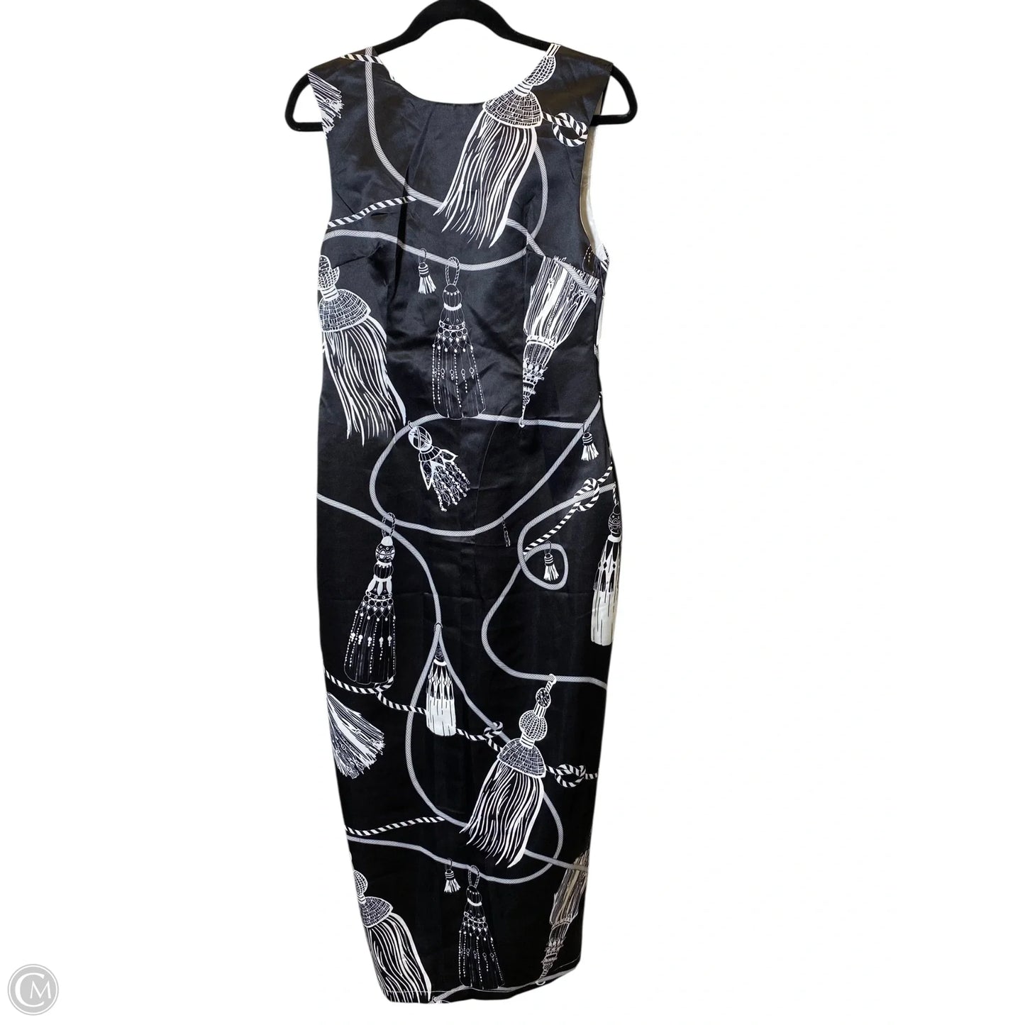 Dress Casual Maxi By Ecléct In Black & White, Size: M