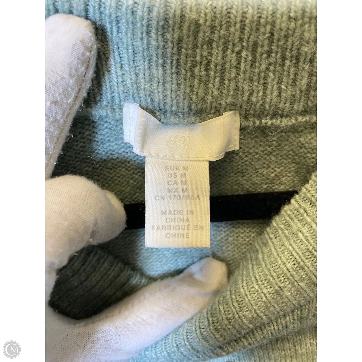 Sweater By H&m In Green, Size: M