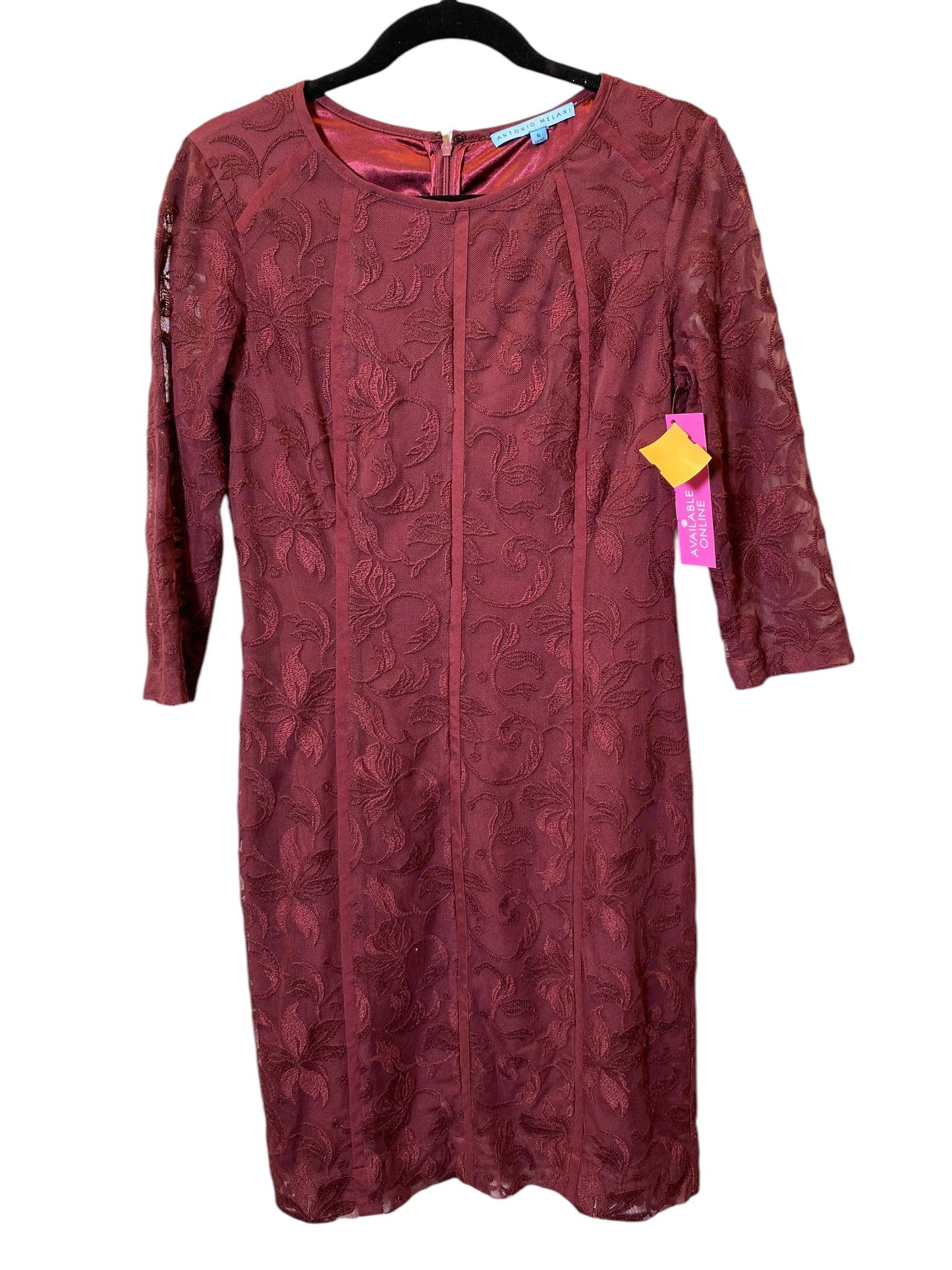Dress Party Midi By Antonio Melani In Red, Size: S