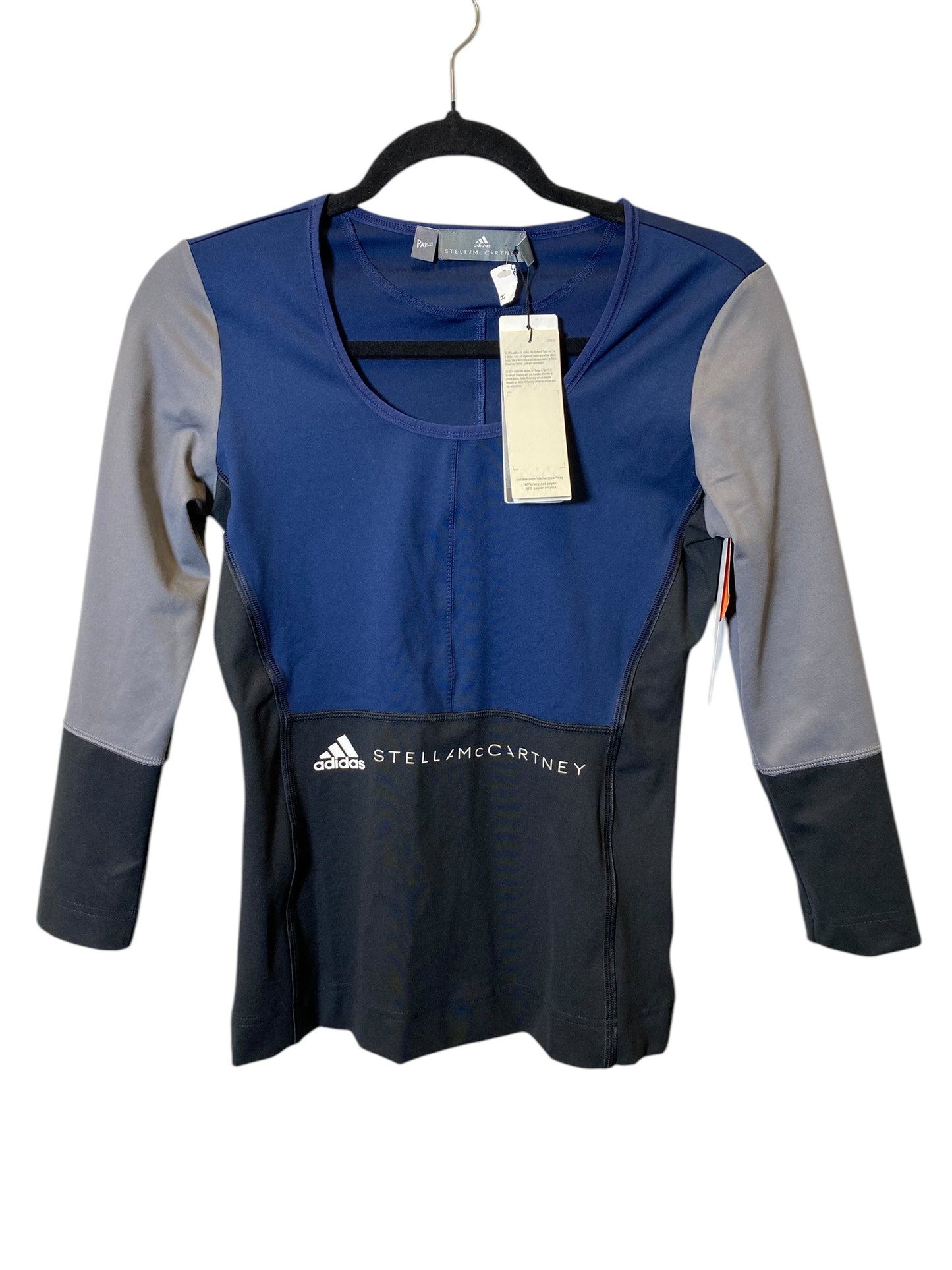 Athletic Top Long Sleeve Crewneck By Adidas In Multi-colored, Size: S