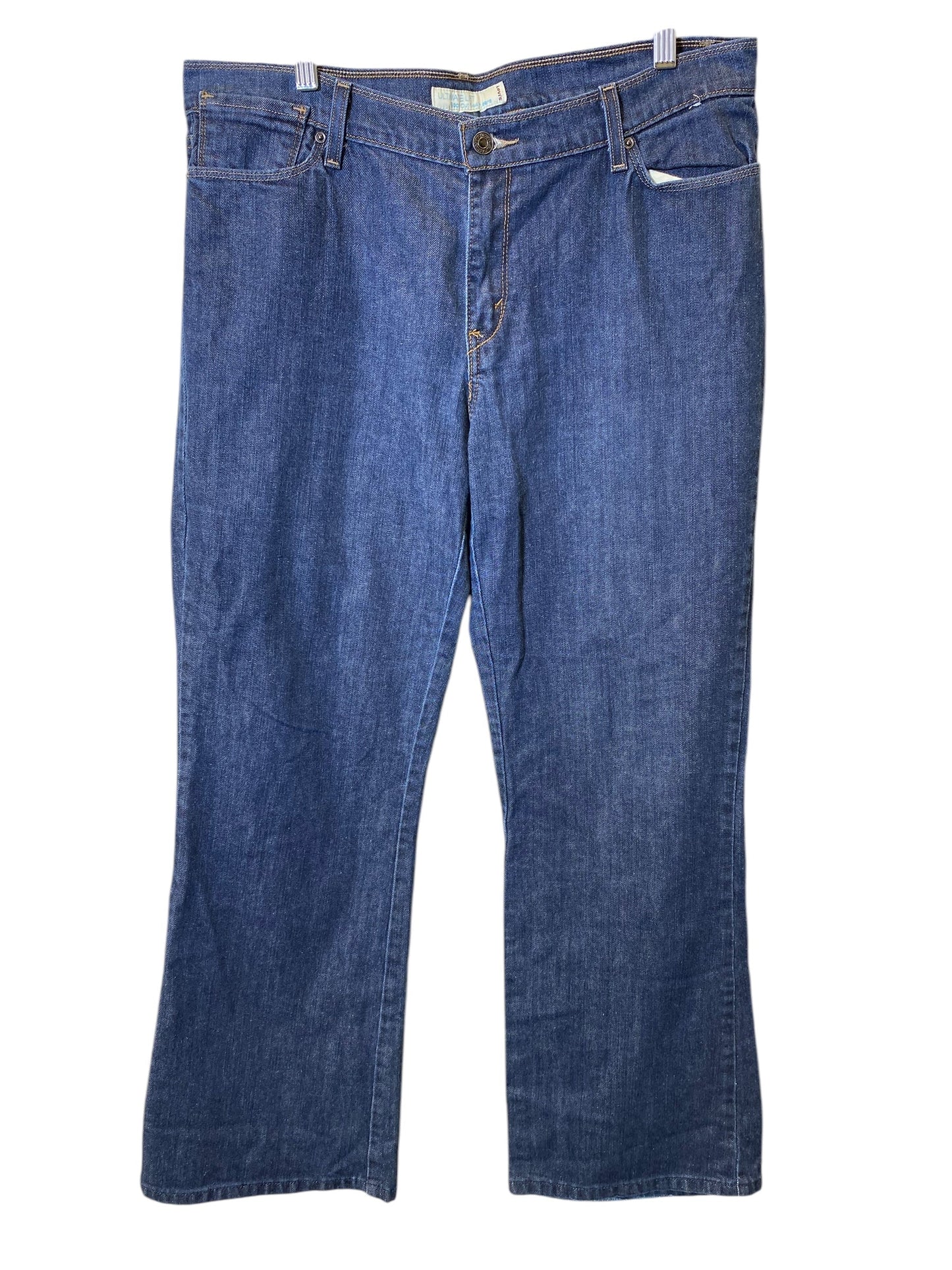 Jeans Wide Leg By Levis In Blue, Size: 16