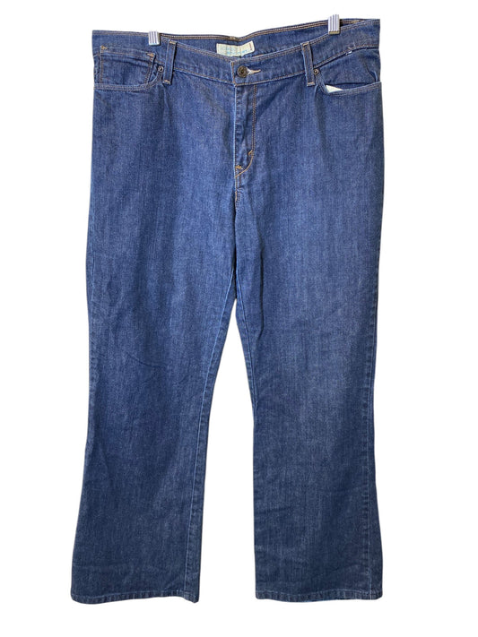 Jeans Wide Leg By Levis In Blue, Size: 16