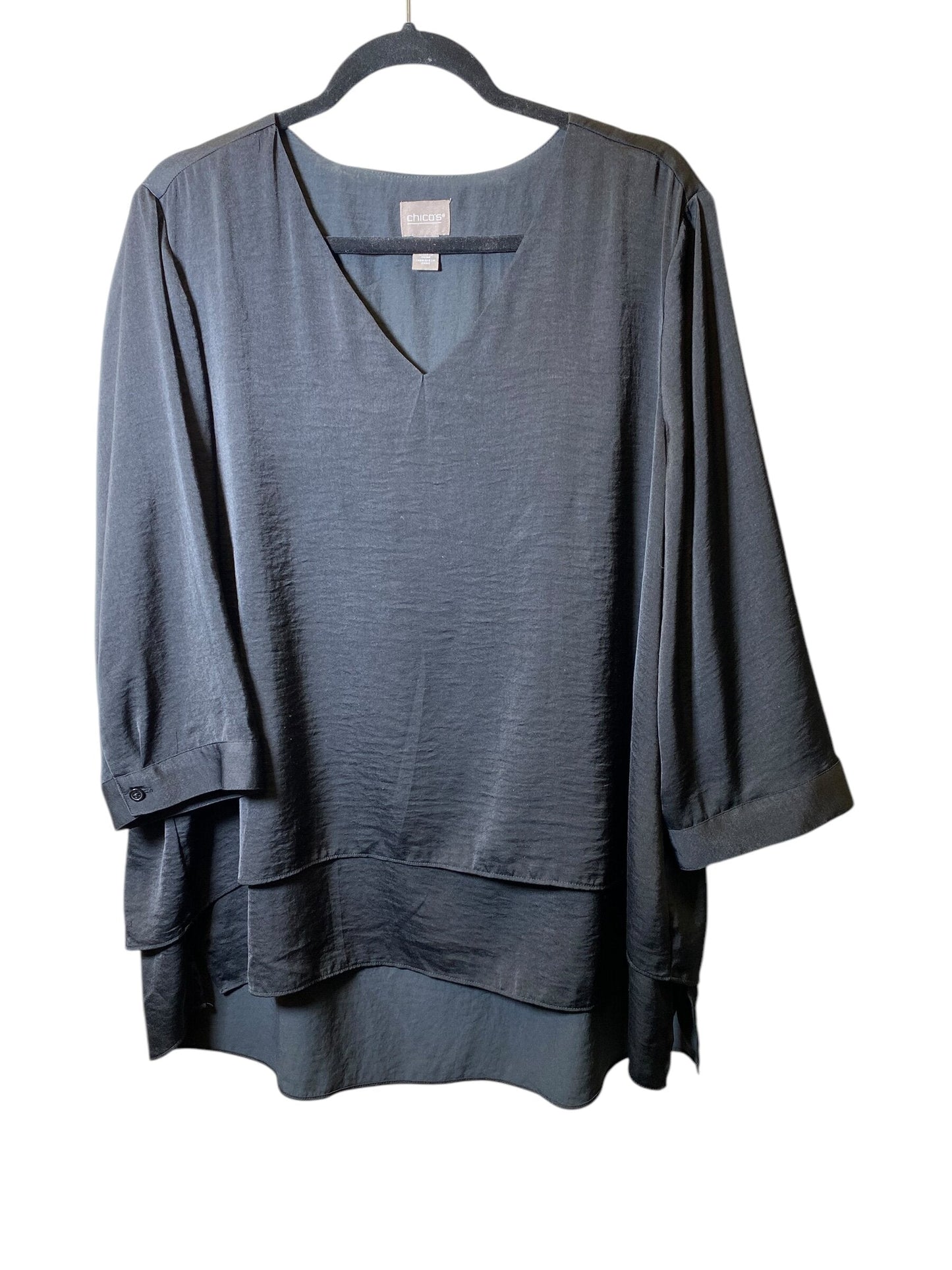 Top 3/4 Sleeve By Chicos  Size: Xl