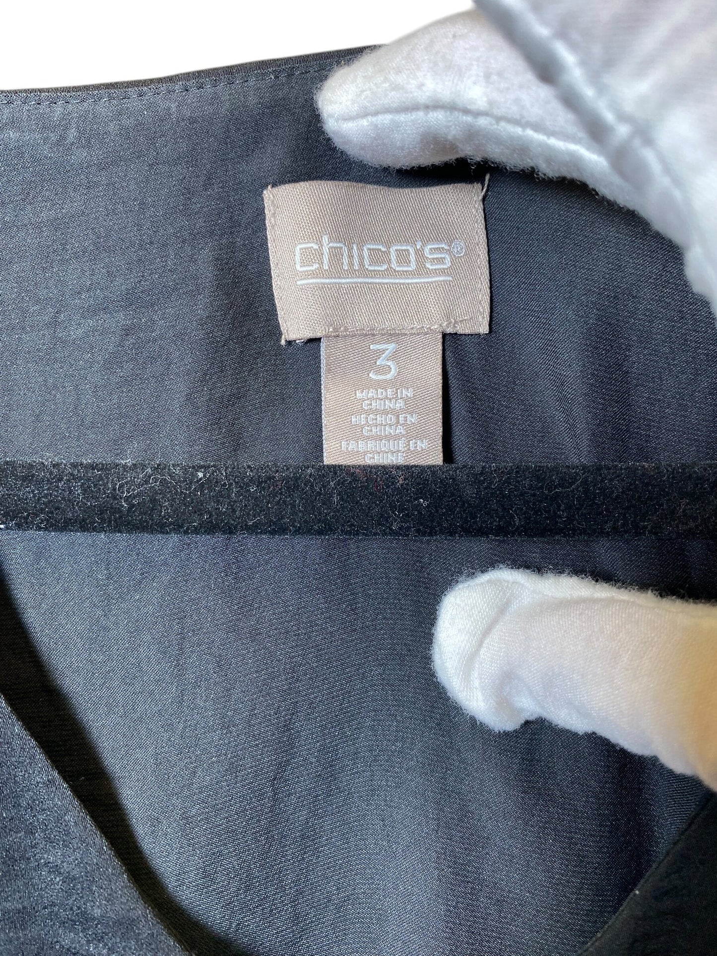 Top 3/4 Sleeve By Chicos  Size: Xl