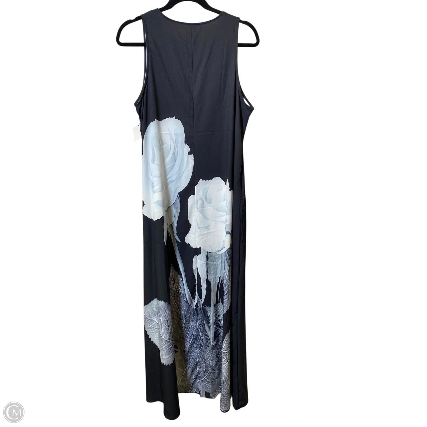Dress Casual Maxi By Clothes Mentor In Black & White, Size: L